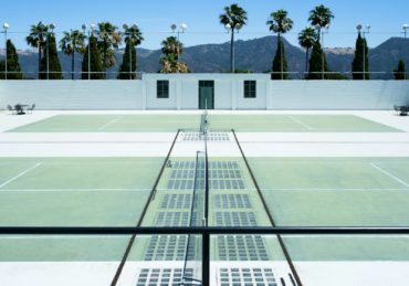 tennis court 3D illustration