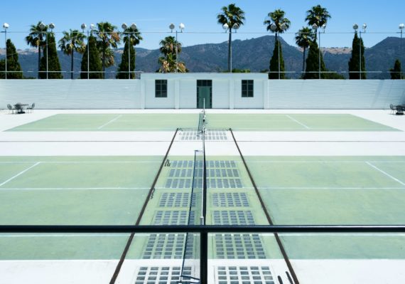 tennis court 3D illustration